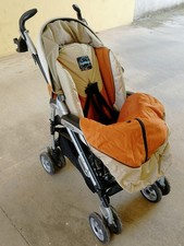 Passeggino Peg Perego P3 Alluminium + Copertura Gambe +  Calotta Antipioggia