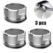 3x Brass Water Saving Faucet Tap Aerator Replaceable Filter Mixed Nozzle for m24