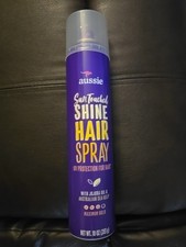 Aussie Sun Touched Shine Hair Spray Jojoba Oil Sea Kelp Max Hold RARE J30 