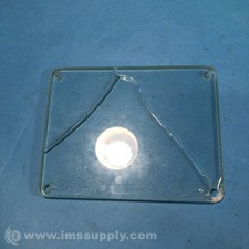Glass Panel with Holes 6" x 4" 5464