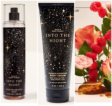 Bath  Body Works Into the Night Body Cream and Fine Fragrance Mist, Set of 2