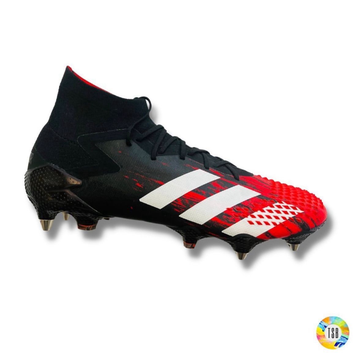 Adidas Predator Mutator 20.1 SG UK Size 10 Black/Red