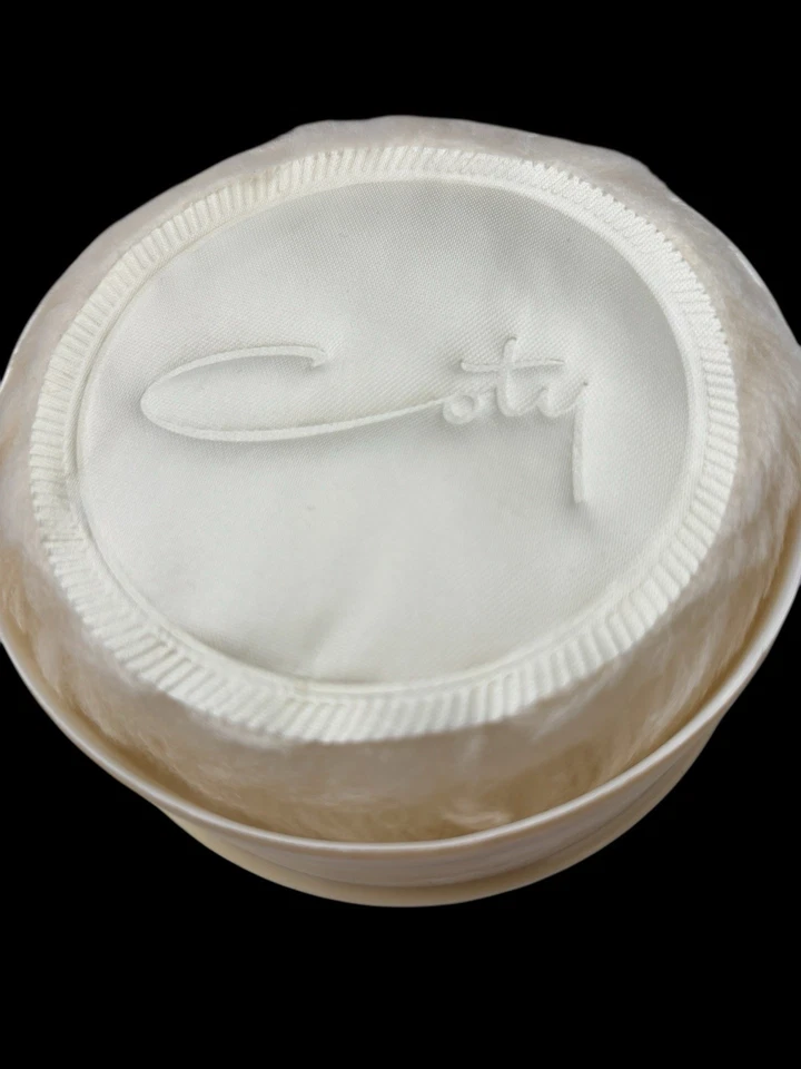 POLVO DE POLVO PERFUMADO COTY EMERAUDE SELLADO de colección nuevo con soplo 4 oz 1E-72 Foto 2 de 4