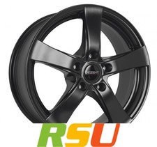 Dezent RE black matt 6x15" ET38 LK4 100 ML 60.1 Alufelgen 15 Zoll