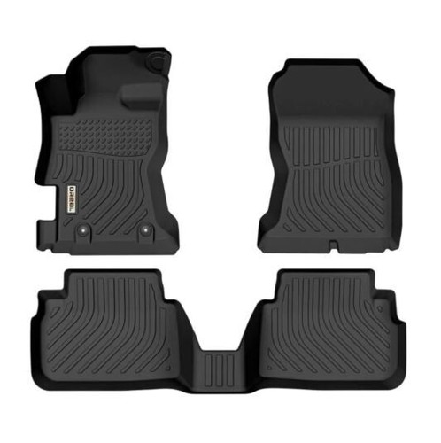 OREALTREND Floor Mats for Subaru Crosstrek / XV 2018-2023 Black TPE All-Weather