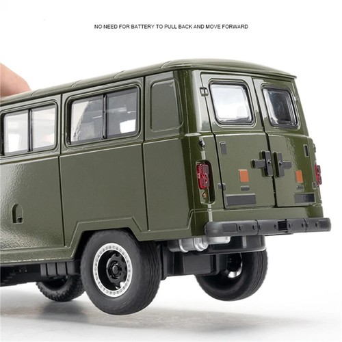 1:18 UAZ Travelers Modelo de Autobús Diecast Simulación Sonido y Luz Niños Juguete Regalo - Imagen 21 de 26