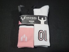 Messi Collection Cushioned Crew Sports Socks 6 Pairs Men's Shoe Size 6-12