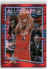 2020-21 Donruss Optic #20 Khris Middleton All-Stars Red Pulsar ☘️81