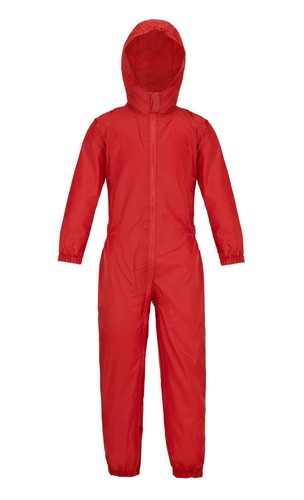 CHILDS WATERPROOF RAINSUIT BOYS GIRLS ALL IN ONE SUIT KIDS CHILDRENS PUDDLE SUIT - Picture 6 of 13
