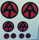 12" Gi Joe Adventure Team Logo Set - Water Slide - 32 Decals Various Sizes