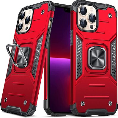 Shockproof Case For iPhone 14 13 12 11 Pro X XR Xs Max Cover + Tempered Glass
