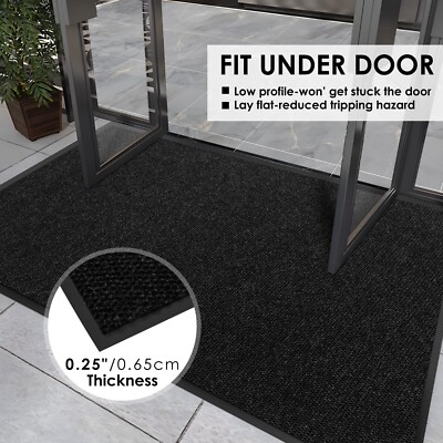 Entrance Mats Indoor Outdoor Heavy Duty Commercial Welcome Mat Front Door Carpet