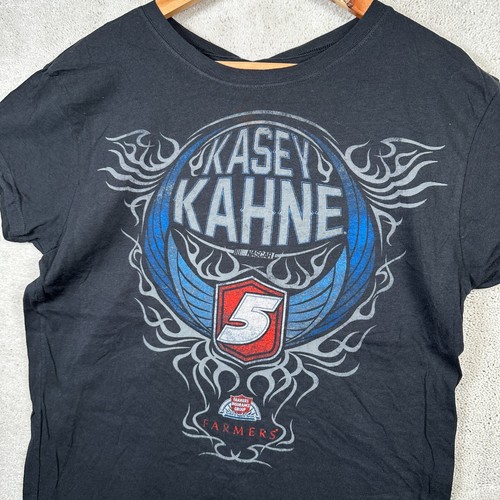New Kasey Kahne 5 T-Shirt Black XXL Womens Short Sleeve Crew NASCAR Racing Top - Picture 2 of 6
