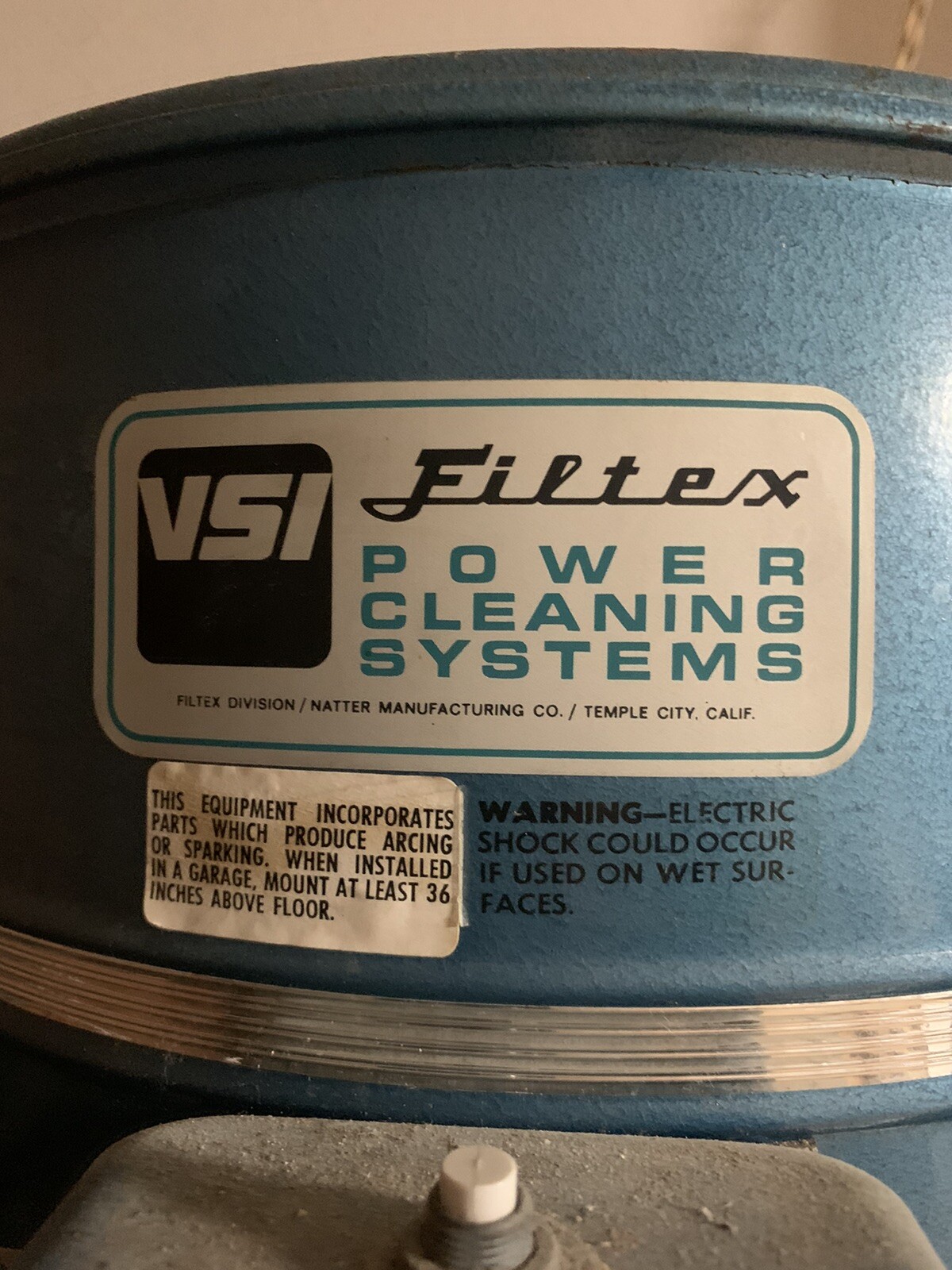 vintage Filtex central vacuum TSP300L eBay