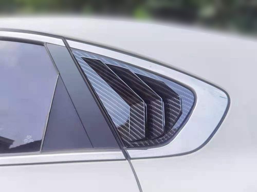 ABS Carbon Fiber Side Vent Window Scoop Louver Cover For Kia Forte 2019-2021 22 - Picture 12 of 12