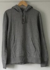 Image of Marks & Spencer Mens Grey Hoodie Sweatshirt Size Medium 38-40 inch