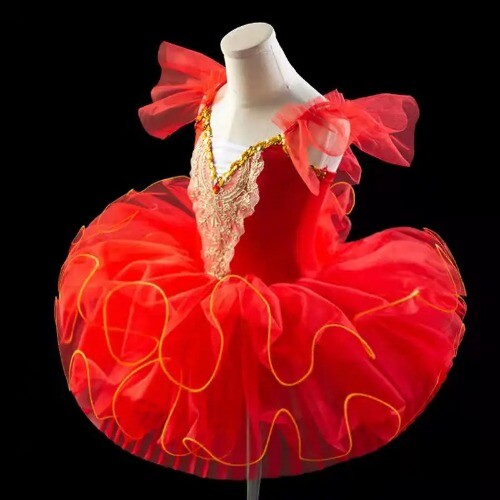 Professional Ballet Tutu Girls Blue PPlatter Pancake Tutu Ballerina Party Dress - Picture 15 of 20