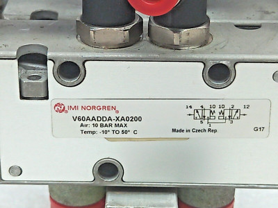 IMI Norgren V60AADDA-XA0200 BSP Pilot Valve 10Bar Max -10 To 50C