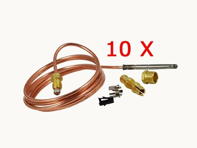10 pcs 60'' THERMOCOUPLE, 20-30 MV STAR MFG 2J-80504-03 VULCAN  722248  KEATING