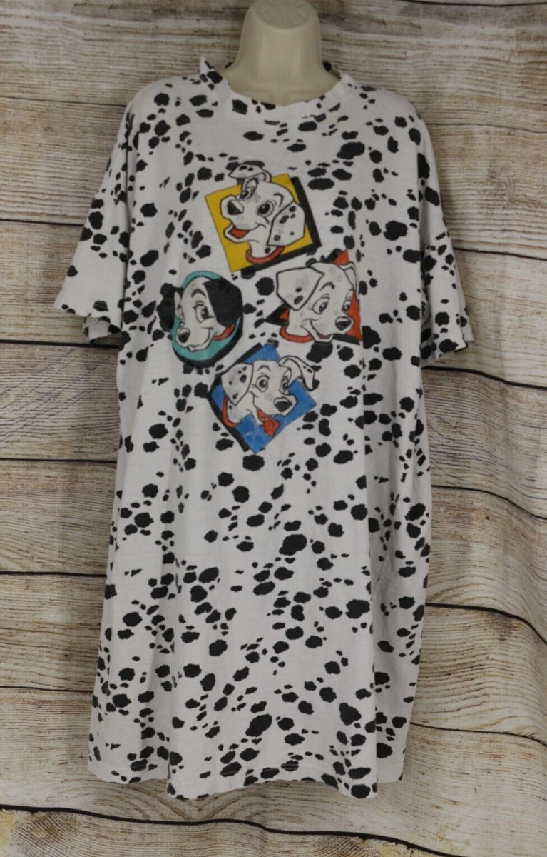 Walt Disney Classic Vintage 101 Dalmatians Sleep Oversize Shirt Size XL