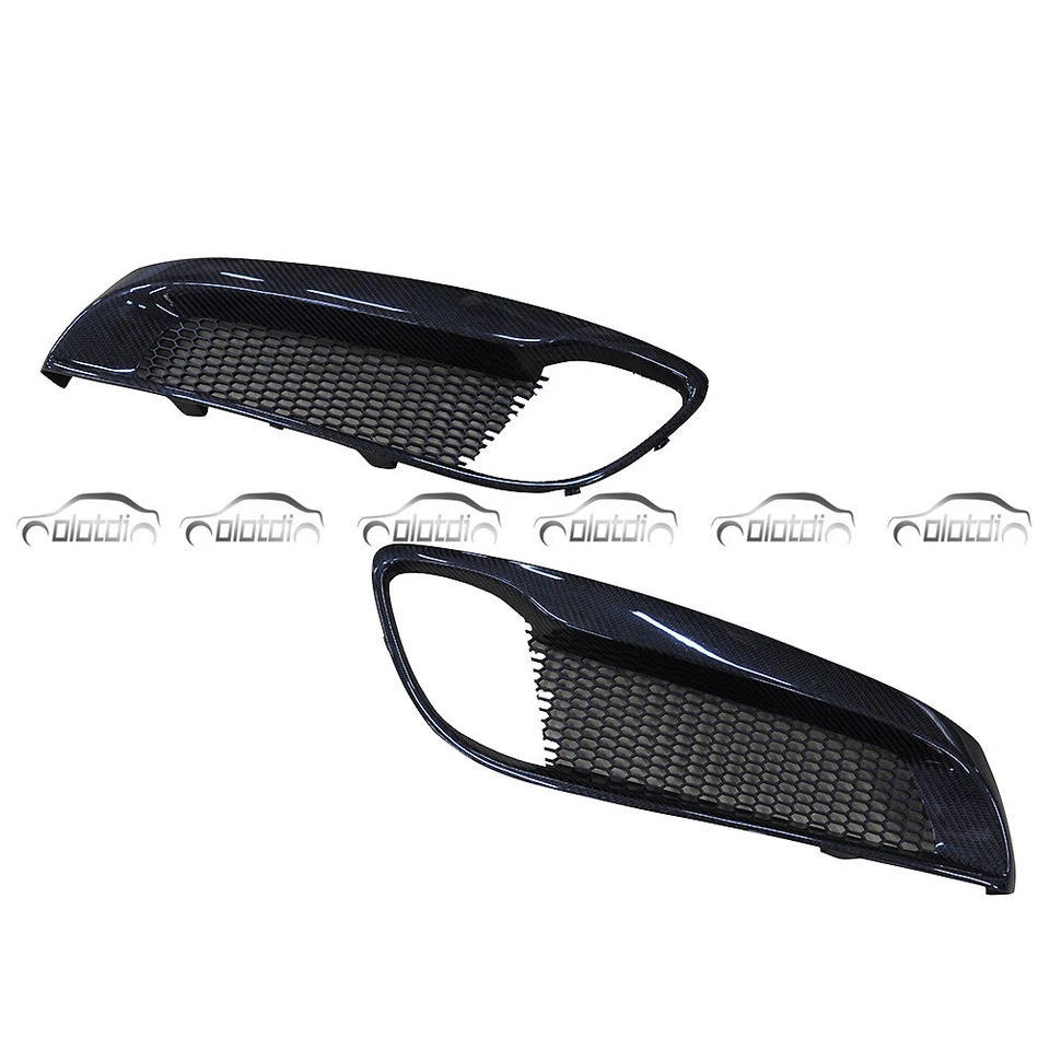 For Hyundai Genesis Coupe 09-11 Carbon Fiber Front Fog Light Cover Bezel Grille - Изображение 2 из 4