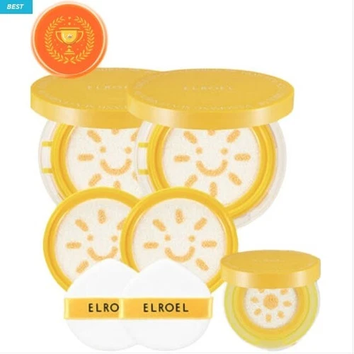 ELROEL Pang Pang Sun Cushion UV Shield SPF 50+ PA++++ UV Protection Sunscreen