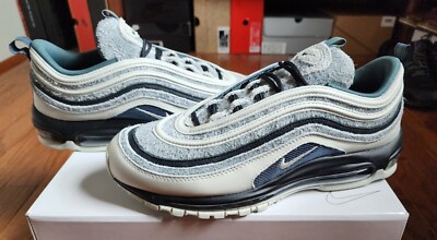 Size 12 Nike By You Air Max 97 Green/Cream/Grey Premium Materials