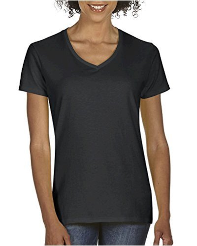 Gildan Women's Heavy Cotton V-Neck T 