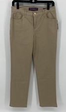 Gloria Vanderbilt Preowned Women s Beige Amanda Slimming Soft Touch Jeans 4P NWT