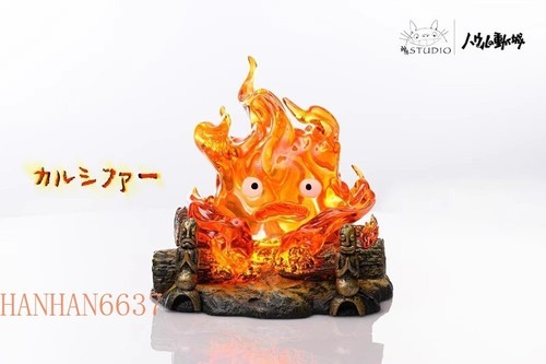 ShenYin Studios Howl's Moving Castle Calcifer Resin Statue 13cm Led Toys Gift - Picture 3 of 5