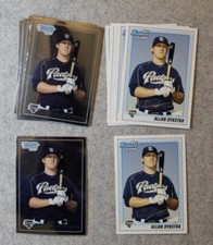2008 ALLAN DYKSTRA 1st Bowman Rookie Card RC Lot (12) - SAN DIEGO PADRES