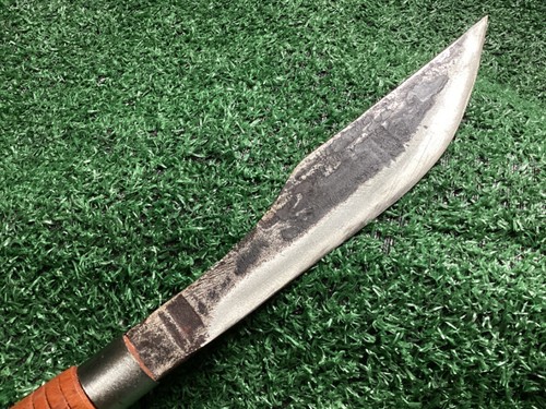 Bamboo Splitting Knives Hand Forged Steel Knife Thai Garden Collectible Machete - 第 5/7 張圖片