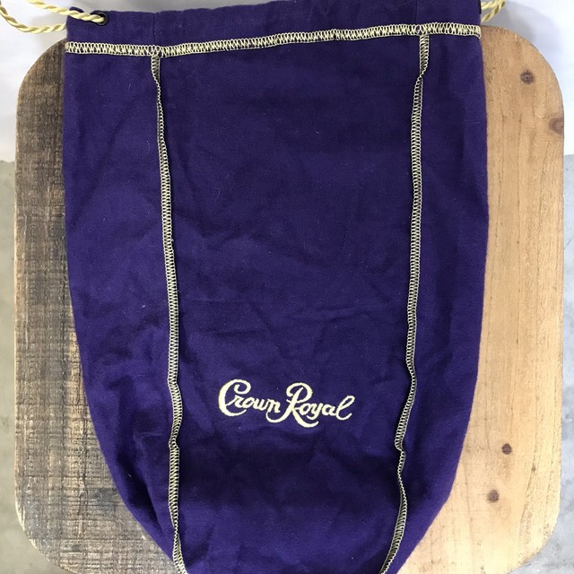Crown Royal Bag 1.75 Purple And Gold Drawstring Bag eBay