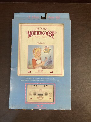 World of Wonder Talking Mother Goose Cinderella and Tape 1986 WOW