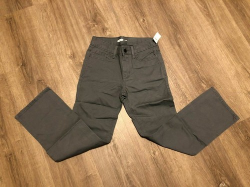 Old Navy Boys Gray Solid Cotton Straight C KNIGHTIM Denim Jeans Size 10 - Picture 3 of 12