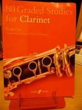 Pre Owned. 80 Graded Studies For Clarinet. Book One. 1 - 80 Studies. 48 page.