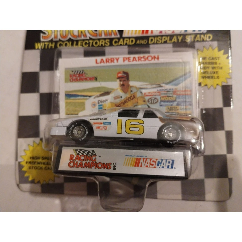 NASCAR Racing Champions Larry Pearson #16 Stock Car escala 1/64 1991 Foto 2 de 3