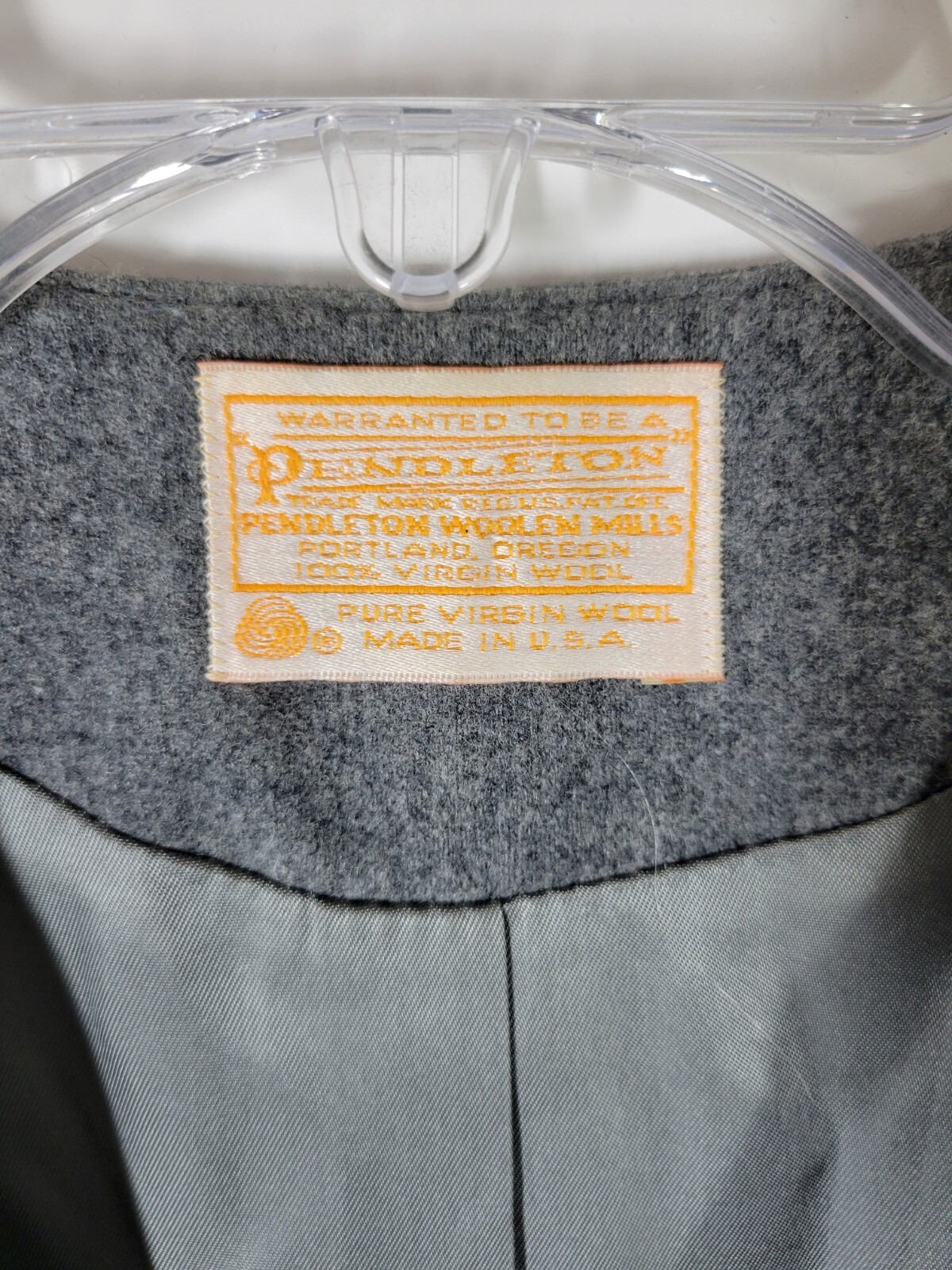 Pendleton Gray Wool 3 Button Blazer Jacket With P… - image 2