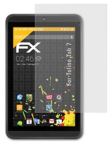 atFoliX 2x Protezione Pellicola dello Schermo per Tolino Tab 7 opaco&antiurto - Foto 3 di 9