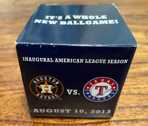 Houston Astros 2013 SGA Baseball 8/10 Eröffnungssaison der American League gegen Rangers - Bild 1 von 6