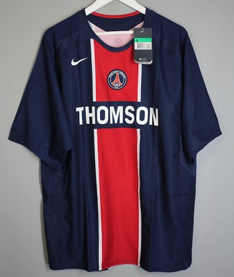 NWT PSG PARIIS SAINT GERMAIN 2005 2006 HOME FOOTBALL SHIRT JERSEY