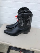 Tony Lama Boot 7 B Square Toe Western Cowboy Boot 7 Ankle Boots 7 Black Boots 7