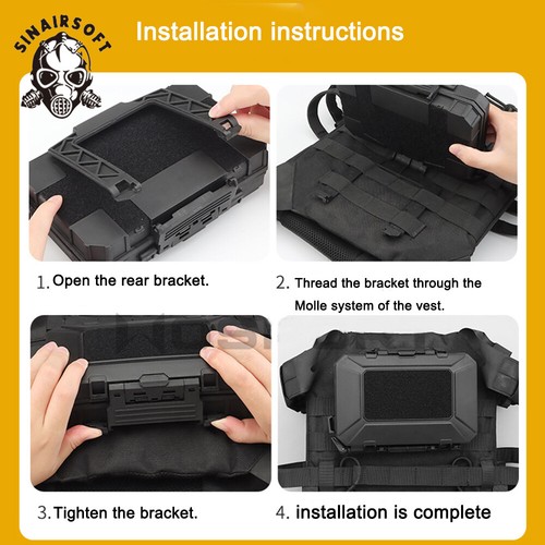 Molle Equipo Táctico Estuche Teléfono Caja Plataforma para Sistema Molle Chaleco Táctico - Imagen 9 de 18