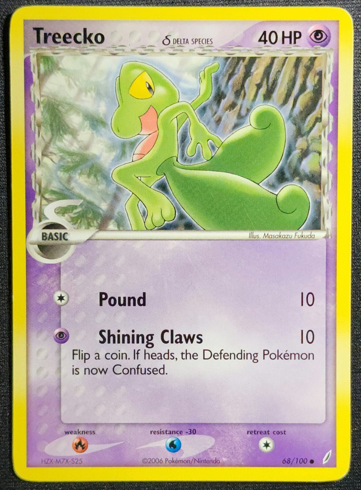 Treecko 68/100-2006 Crystal Guardians Common pokemon Card LP
