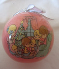 Vintage Enesco Precious Moment 1995 Ornament 3" Round Ball #189804 Christmas — photo 9