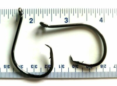 1000 GT 2X Offset Circle Fish Fishing Hooks size 8/0 - bulk 7384