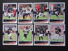 2020 Donruss Chicago Bears Veterans Base Team Set of 8 Football Cards