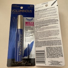 2x L'OREAL Voluminous Original Bold Eye Mascara #900 Cobalt Blue