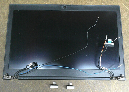 Lenovo ThinkPad 15,6" P50 Ekran LCD Kompletny montaż + pokrowce na zawiasy