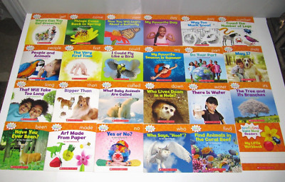 Lot of 24 Nonfiction Sight Word Readers -Liza Charlesworth PB Scholastic Level D